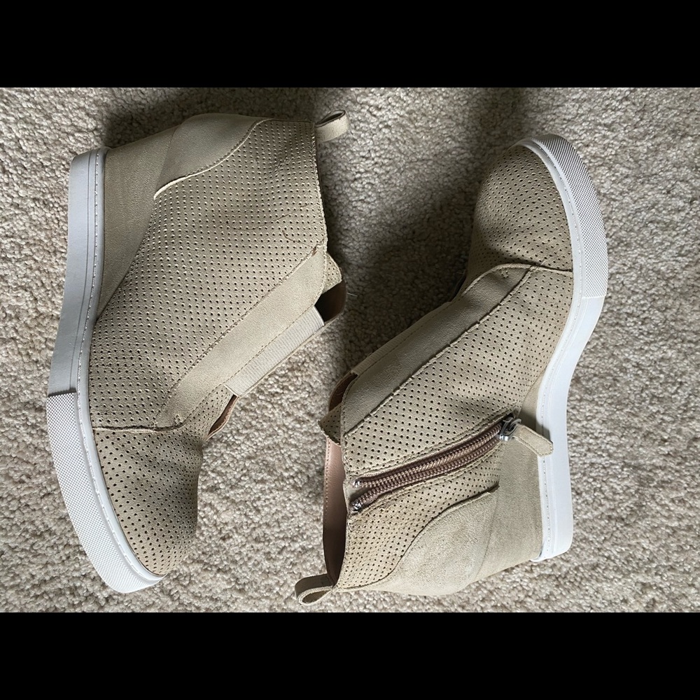 Suede Felicia Wedge Sneaker